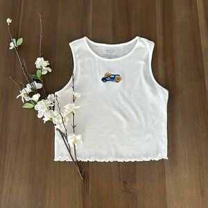 Womans Homegirl Society White Tank Top size M